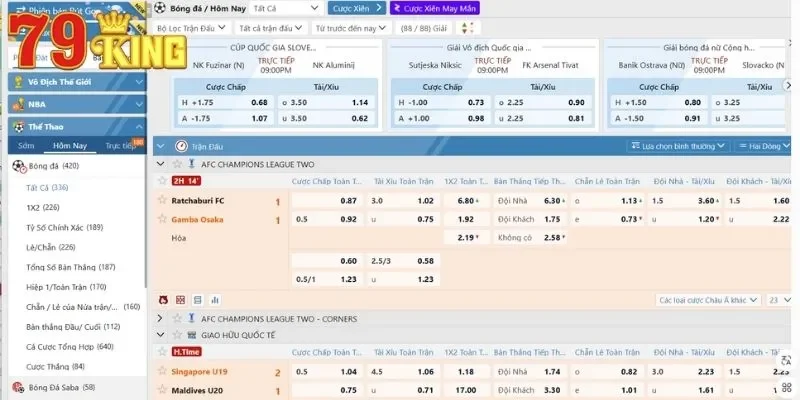 Sảnh BTi với tỷ lệ thưởng cực hấp dẫn